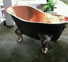 Load image into Gallery viewer, Handcrafted Copper Freestanding Bathtub - Spa Quality