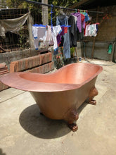 Load image into Gallery viewer, Handcrafted Copper Freestanding Bathtub - Spa Quality