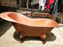 Load image into Gallery viewer, Handcrafted Copper Freestanding Bathtub - Spa Quality