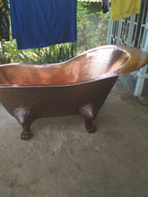 Load image into Gallery viewer, Handcrafted Copper Freestanding Bathtub - Spa Quality