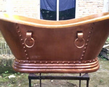 Load image into Gallery viewer, Handcrafted Copper Freestanding Bathtub - Spa Quality