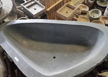 Load image into Gallery viewer, Handcrafted Natural Stone Freestanding Bathtub - Spa Quality
