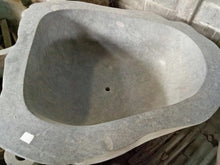 Load image into Gallery viewer, Handcrafted Natural Stone Freestanding Bathtub - Spa Quality