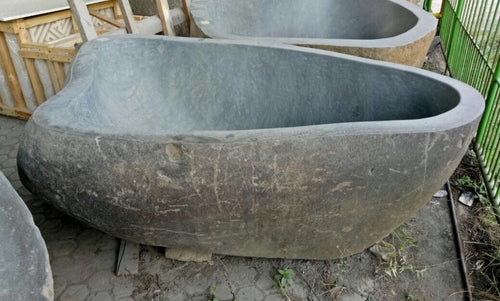 Handcrafted Natural Stone Freestanding Bathtub - Spa Quality