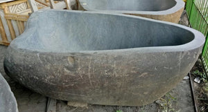 Handcrafted Natural Stone Freestanding Bathtub - Spa Quality