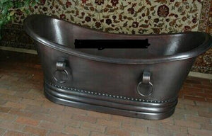 Handcrafted Copper Freestanding Bathtub - Spa Quality