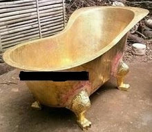 Load image into Gallery viewer, Handcrafted Brass Freestanding Luxury Bathtub - Spa Quality