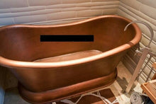 Load image into Gallery viewer, Handcrafted Copper Freestanding Bathtub - Spa Quality