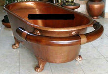 Load image into Gallery viewer, Handcrafted Copper Freestanding Bathtub - Spa Quality