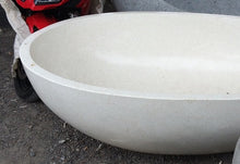 Load image into Gallery viewer, Handcrafted Terrazzo Stone Freestanding Bathtub - Spa Quality (Oval)