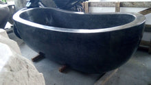Load image into Gallery viewer, Handcrafted Marble Stone Freestanding Bathtub - Spa Quality (Oval)