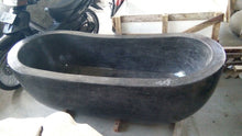 Load image into Gallery viewer, Handcrafted Marble Stone Freestanding Bathtub - Spa Quality (Oval)