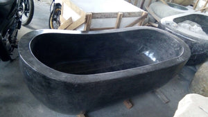Handcrafted Marble Stone Freestanding Bathtub - Spa Quality (Oval)