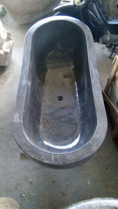 Handcrafted Marble Stone Freestanding Bathtub - Spa Quality (Oval)