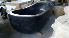 Load image into Gallery viewer, Handcrafted Marble Stone Freestanding Bathtub - Spa Quality (Oval)