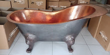 Load image into Gallery viewer, Handcrafted Copper Freestanding Bathtub - Spa Quality