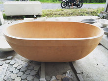 Load image into Gallery viewer, Handcrafted Terrazzo Stone Freestanding Bathtub - Spa Quality (Oval)
