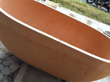 Load image into Gallery viewer, Handcrafted Terrazzo Stone Freestanding Bathtub - Spa Quality (Oval)