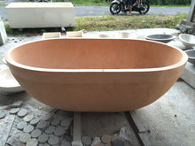 Load image into Gallery viewer, Handcrafted Terrazzo Stone Freestanding Bathtub - Spa Quality (Oval)