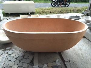Handcrafted Terrazzo Stone Freestanding Bathtub - Spa Quality (Oval)