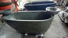 Load image into Gallery viewer, Handcrafted Terrazzo Stone Freestanding Bathtub - Spa Quality (Oval)