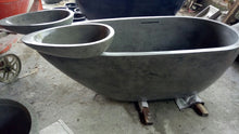 Load image into Gallery viewer, Handcrafted Terrazzo Stone Freestanding Bathtub - Spa Quality (Oval)