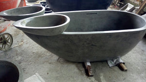 Handcrafted Terrazzo Stone Freestanding Bathtub - Spa Quality (Oval)