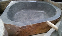 Load image into Gallery viewer, Handcrafted Natural Stone Freestanding Bathtub - Spa Quality