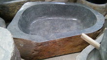 Load image into Gallery viewer, Handcrafted Natural Stone Freestanding Bathtub - Spa Quality