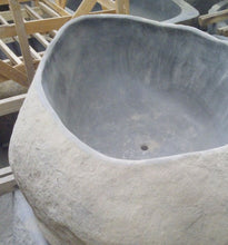 Load image into Gallery viewer, Handcrafted Natural Stone Freestanding Bathtub - Spa Quality