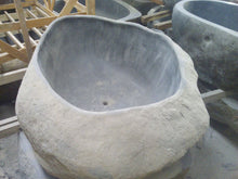 Load image into Gallery viewer, Handcrafted Natural Stone Freestanding Bathtub - Spa Quality