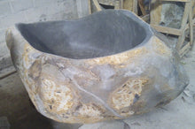 Load image into Gallery viewer, Handcrafted Natural Stone Freestanding Bathtub - Spa Quality