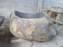 Load image into Gallery viewer, Handcrafted Natural Stone Freestanding Bathtub - Spa Quality