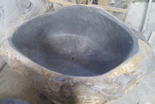 Load image into Gallery viewer, Handcrafted Natural Stone Freestanding Bathtub - Spa Quality