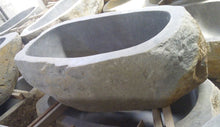 Load image into Gallery viewer, Handcrafted Natural Stone Freestanding Bathtub - Spa Quality