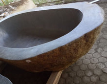 Load image into Gallery viewer, Handcrafted Natural Stone Freestanding Bathtub - Spa Quality
