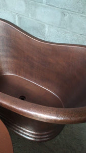 Handcrafted Copper Freestanding Bathtub - Spa Quality