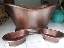 Load image into Gallery viewer, Handcrafted Copper Freestanding Bathtub - Spa Quality