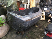 Load image into Gallery viewer, Handcrafted Petrified Wood Freestanding Bathtub - Spa Quality Fossil Wood