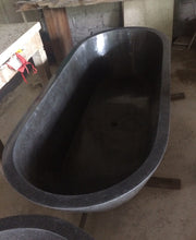 Load image into Gallery viewer, Handcrafted Terrazzo Stone Freestanding Bathtub - Spa Quality (Oval)