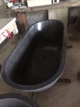 Load image into Gallery viewer, Handcrafted Terrazzo Stone Freestanding Bathtub - Spa Quality (Oval)