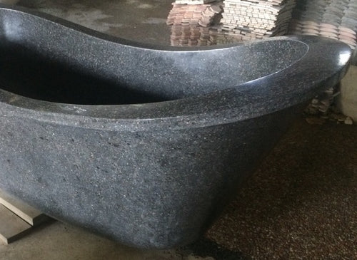 Handcrafted Terrazzo Stone Freestanding Bathtub - Spa Quality (Oval)