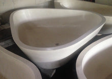 Load image into Gallery viewer, Handcrafted Terrazzo Stone Freestanding Bathtub - Spa Quality (Triangular)