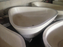 Load image into Gallery viewer, Handcrafted Terrazzo Stone Freestanding Bathtub - Spa Quality (Oval)