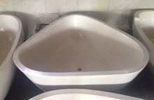 Load image into Gallery viewer, Handcrafted Terrazzo Stone Freestanding Bathtub - Spa Quality (Triangular)