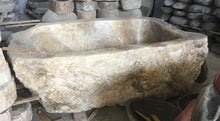 Load image into Gallery viewer, Handcrafted Onyx Stone Freestanding Bathtub - Spa Quality