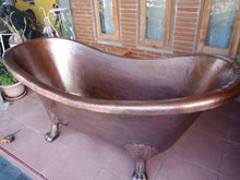 Load image into Gallery viewer, Handcrafted Copper Freestanding Bathtub - Spa Quality