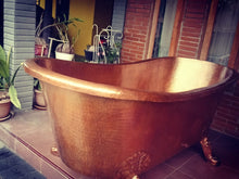 Load image into Gallery viewer, Handcrafted Copper Freestanding Bathtub - Spa Quality