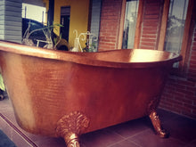 Load image into Gallery viewer, Handcrafted Copper Freestanding Bathtub - Spa Quality