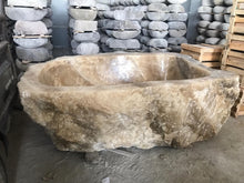 Load image into Gallery viewer, Handcrafted Onyx Stone Freestanding Bathtub - Spa Quality